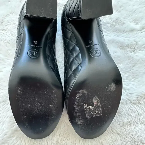 CHANEL women high heel shoes size 36 EU Authentic Retail 1450$ - Picture 8 of 10